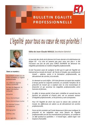 BULLETIN EGALITE PROFESSIONNELLE n°3
