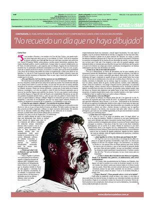 El Tomi: "No recuerdo un día que no haya dibujado"