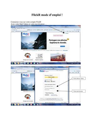 flick'r mode d'emploi