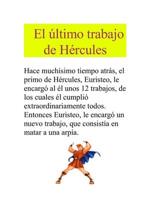 El Último trabajo de Hércules
