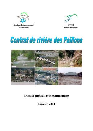 Contrat de rivière : dossier provisoire 2001 