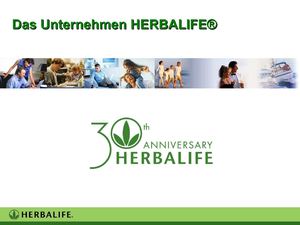 HERBALIFE® Business Präsentation