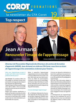 Newsletter n° 19 - Février/Mars 2011