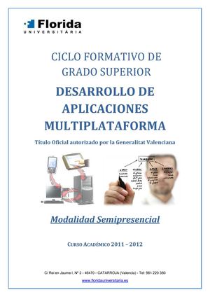 CFGS Desarollo Aplicaciones Multiplataforma ONLINE - Florida Universitaria