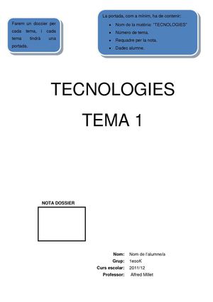 Dossier folis TECNOLOGIES ESO