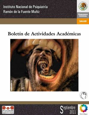 Boletín de las Actividades Académicas del INPRFM, 15 de septiembre