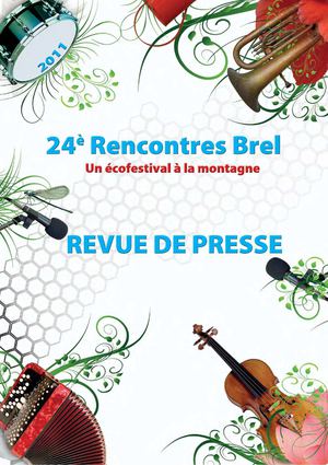 Rencontres Brel 2011 -  Revue de presse complète