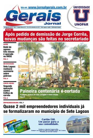 Jornal Gerais_Edição 60_16 de setembro de 2011
