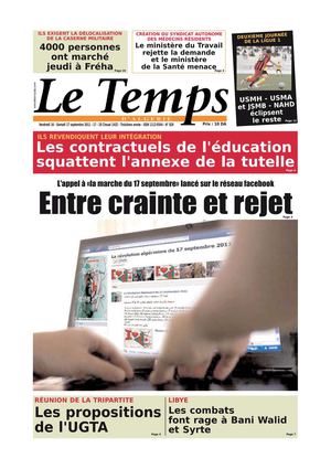 Le Temps d'Algérie Edition du Samedi 17 Septembre 2011