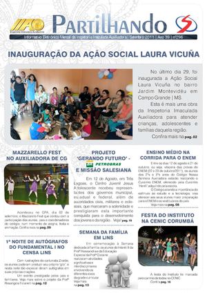 296 | Partilhando | Ano 39 | Setembro 2011