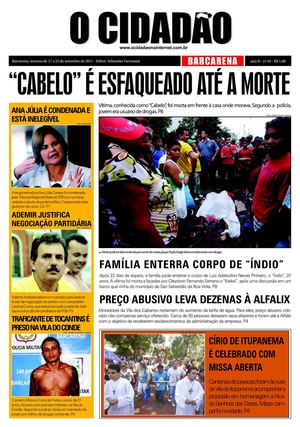 O CIDADÃO 64 - BARCARENA - SEMANA DE 17 A 23 DE SETEMBRO DE 2011