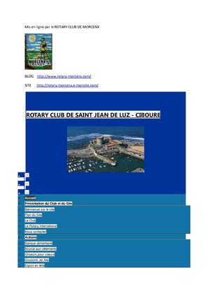 ROTARY CLUB DE SAINT JEAN DE LUZ