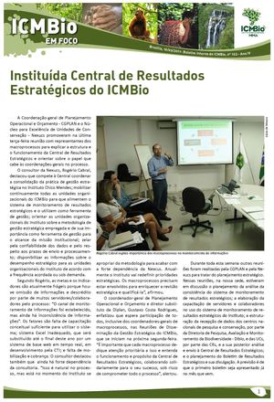 Boletim ICMBio em Foco n. 163‏