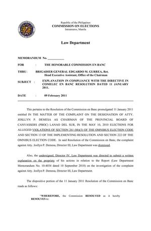 5 EXPLANATION OF DIR. RAFANAN