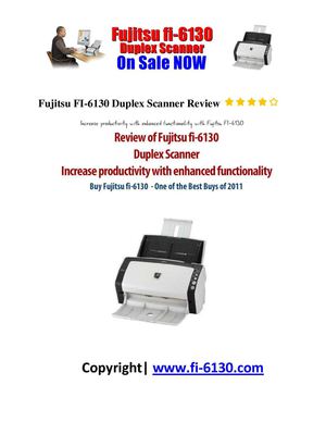 Calameo Fujitsu Fi 6130 Duplex Scanner Review