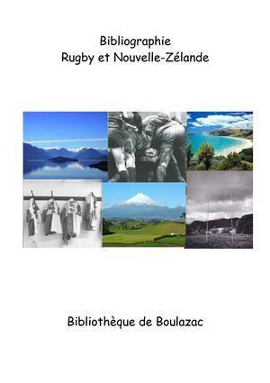 Bibliographie Rugby en Nouvelle Zélande