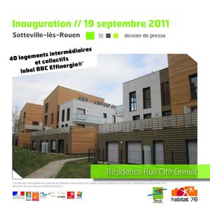Inauguration Sotteville les Rouen - Résidence Rue Cité Grenet