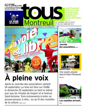 Tous Montreuil n°62 - Du 20 au 3 octobre 2011