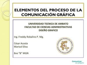Elementos de la comunicacion grafica