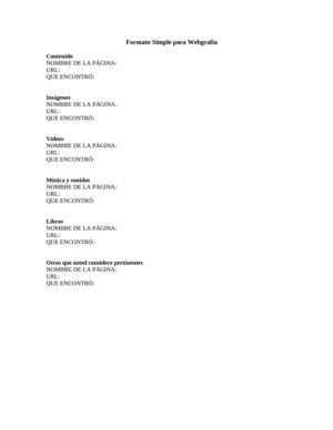 PLANTILLA SIMPLE PARA WEBGRAFIA