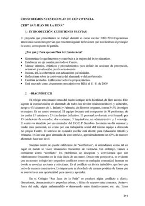 PLAN DE CONVIVENCIA