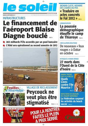 Edition du 20 Sept 2011
