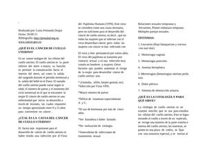 visita 1 familia cuello uterino