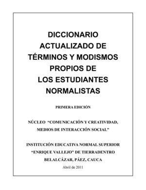 Diccionario de términos y modismos
