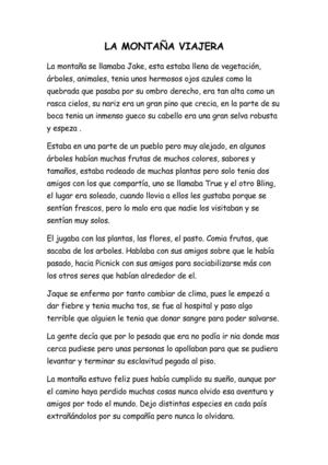 LA MONTAÑA VIAJERA