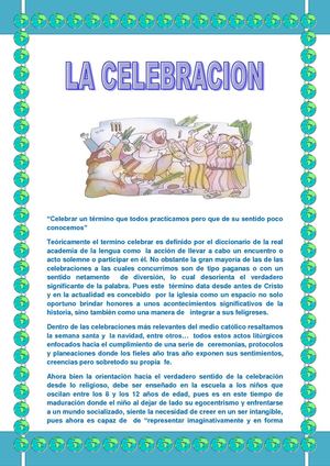 LA CELEBRACIÓN esta si