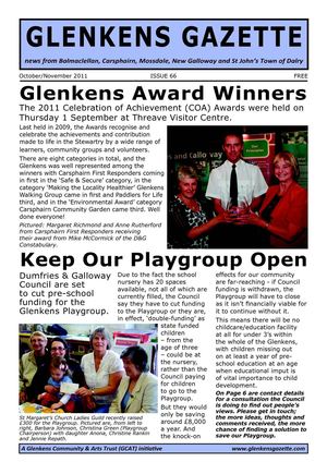 Galloway Gazette Issue 66, October - November 2011