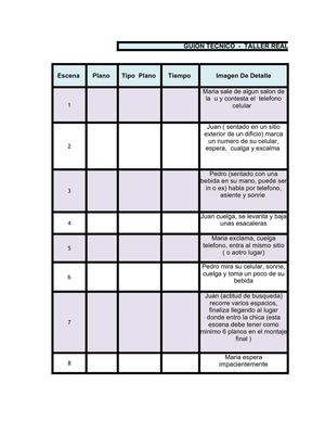 GUION TECNICO