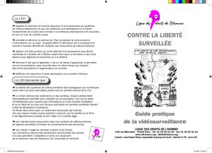 La vidéo-surveillance : livret explicatif par la Ligue des Droits de l'Homme