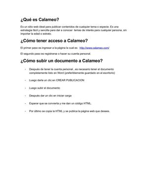 Que es Calameo y Como utilizarlo