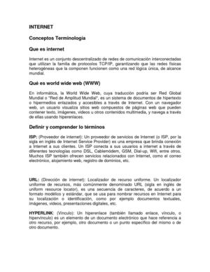 Competencias Básicas para el Manejo de INTERNET 