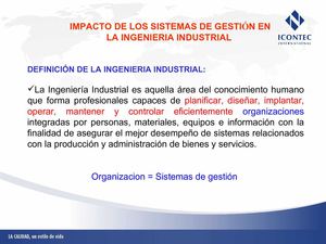 calidad ingenieria industrial