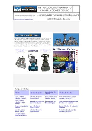  WILLIAM E WILLIAMS VALVE CORPORTATION