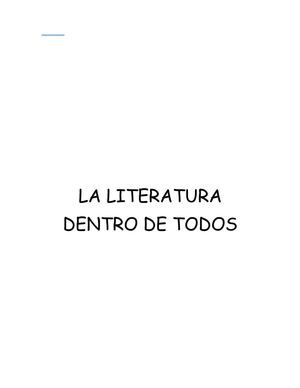LA LITERATURA DENTRO DETODOS