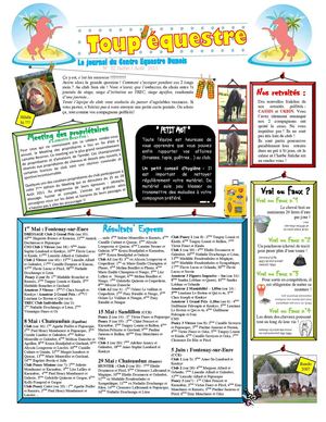 Toup'Equestre n°32 (Juillet-Août 2011)
