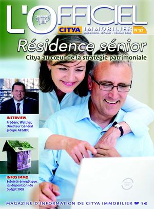 L'Officiel de l'immobilier - Résidence sénior : CITYA au coeur de la stratégie patrimoniale