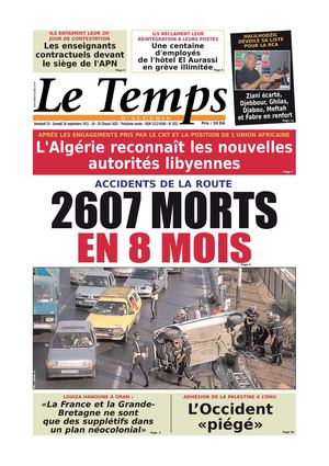 Le Temps d'Algérie Edition du Samedi 24 Septembre 2011