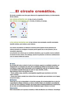 El círculo cromátic1o