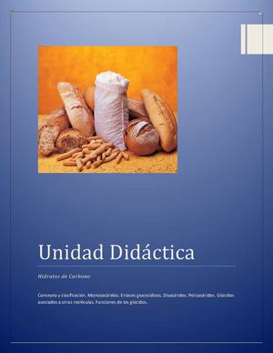 Unidad Didáctica de Glúcidos