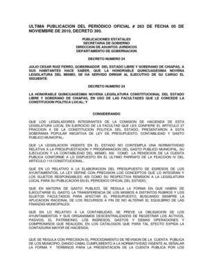 Ley de Presupuesto, Contabilidad y Gasto Público Municipal