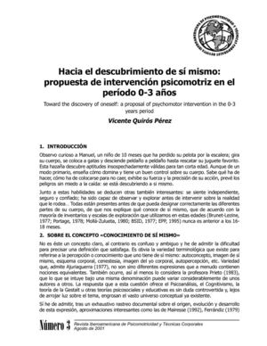 Psicomotricidad en Primera Infancia