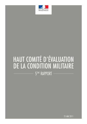 Haut Comité d'évaluation de la condition militaire : 5ème rapport