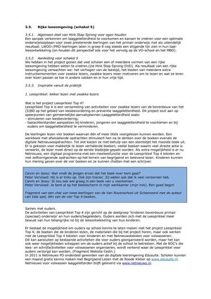 Schakel 5 Rijke leesomgeving website