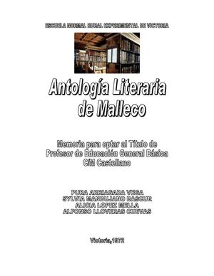 Antología Literaria de Malleco