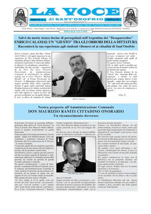 LA VOCE FEBBRAIO 2007