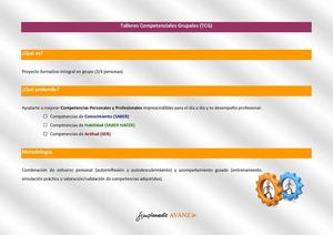 Talleres Competenciales Grupales